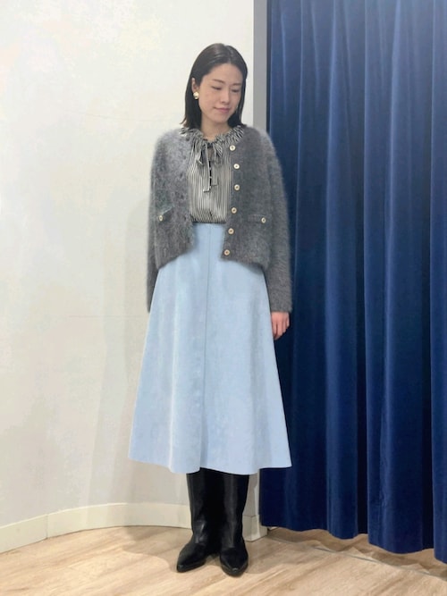 セール】スエードダンボールフレアスカート（スカート）｜NOLLEY'S