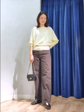 「upperhights（アッパーハイツ）のアイテム」を使った、Itaniさん（レディース・163cm）の秋コーディネート