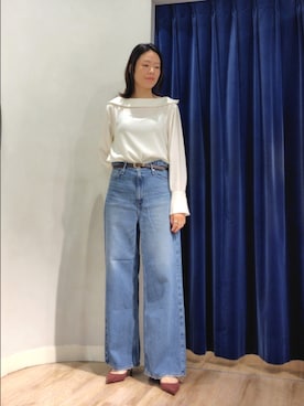 「upperhights（アッパーハイツ）のアイテム」を使った、Itaniさん（レディース・163cm）の秋コーディネート