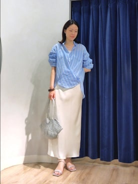 「The Bagmati（ザバグマティ）のアイテム」を使った、Itaniさん（レディース・163cm）の春コーディネート