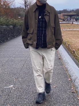 「H&M（エイチ・アンド・エム）のアイテム（ベスト）」を使った、seiさん（メンズ・171cm）の冬コーディネート