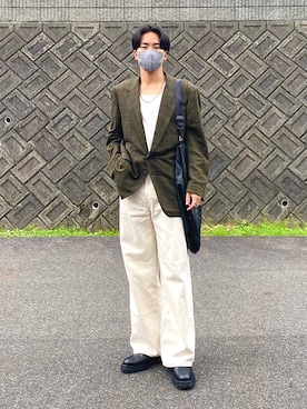 「Wizzard（ウィザード）のアイテム」を使った、KAI_busyさん（メンズ・177cm）の夏コーディネート