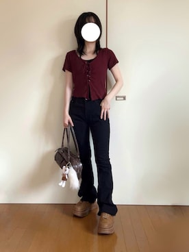 ひつじさん（レディース・154cm・20代）の秋コーディネート