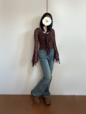 「WEGO（ウィゴー）のアイテム（シューズ）」を使った、ひつじさん（レディース・155cm）の春コーディネート