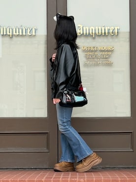 「WEGO（ウィゴー）のアイテム」を使った、ひつじさん（レディース・154cm）の冬コーディネート