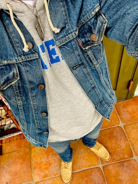 「GOHEMP（ゴーヘンプ）のアイテム」を使った、masashiさん（メンズ・174cm）の冬コーディネート