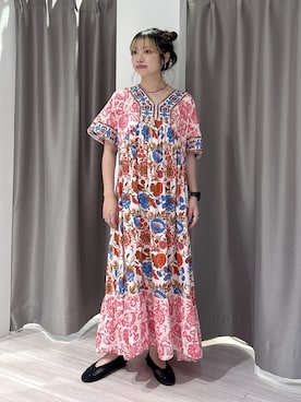 「ROSE BUD（ローズバッド）のアイテム」を使った、SAKI 🍣さん（レディース・151cm）の夏コーディネート