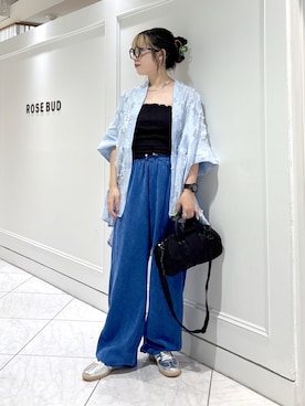 「ROSE BUD（ローズバッド）のアイテム」を使った、SAKI 🍣さん（レディース・151cm）の夏コーディネート