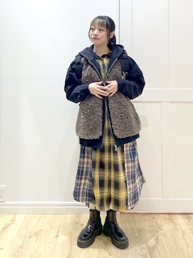 SAKI 🍣さん（レディース・151cm）の冬コーディネート