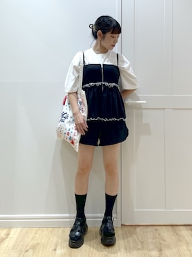「アイテム（キーホルダー）」を使った、SAKI 🍣さん（レディース・151cm）の夏コーディネート
