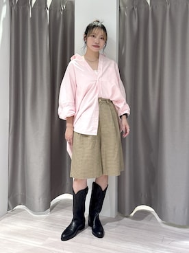 「ROSE BUD（ローズバッド）のアイテム」を使った、SAKI 🍣さん（レディース・151cm）の夏コーディネート