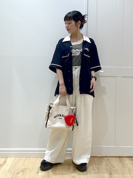 「アイテム（ポーチ）」を使った、SAKI 🍣さん（レディース・151cm）の夏コーディネート