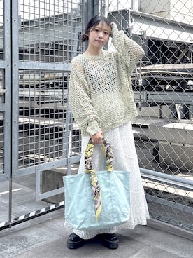 「L.L.Bean（エルエルビーン）のアイテム」を使った、SAKI 🍣さん（レディース・151cm）の春コーディネート