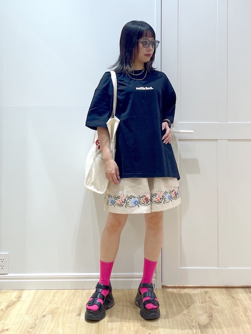 tシャツ ICE CREAM WIDE S/S TEE レディース セール】ICE CREAM WIDE S/S TEE（Tシャツ/カットソー