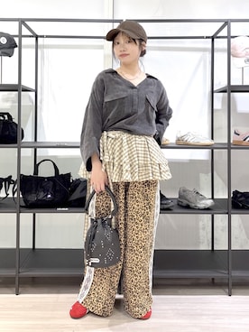 「ROSE BUD（ローズバッド）のアイテム（トップス）」を使った、SAKI 🍣さん（レディース・151cm）の春コーディネート