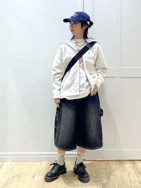 「アイテム（レッグウェア）」を使った、SAKI 🍣さん（レディース・151cm）の秋コーディネート