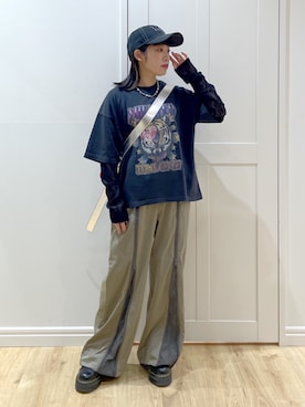「アイテム（キーホルダー）」を使った、SAKI 🍣さん（レディース・151cm）の夏コーディネート