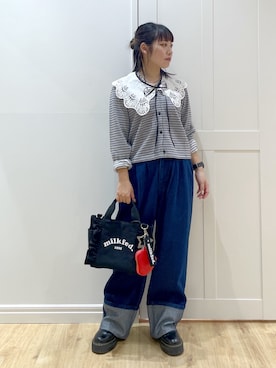 「アイテム（ポーチ）」を使った、SAKI 🍣さん（レディース・151cm）の夏コーディネート