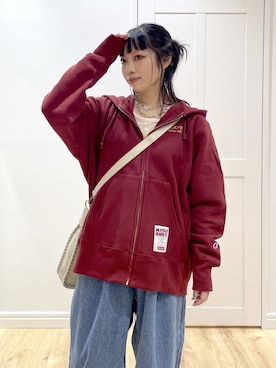 「アイテム（キーホルダー）」を使った、SAKI 🍣さん（レディース・151cm）の秋コーディネート