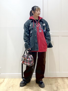 「アイテム（財布/小物）」を使った、SAKI 🍣さん（レディース・151cm）の秋コーディネート