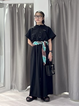「THOUSAND MILE（サウザンドマイル）のアイテム」を使った、SAKI 🍣さん（レディース・151cm）の夏コーディネート
