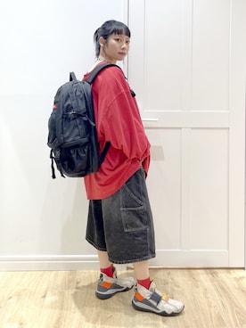 「アイテム（キーホルダー）」を使った、SAKI 🍣さん（レディース・151cm）の秋コーディネート