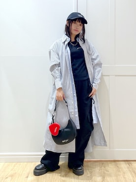 「アイテム（ポーチ）」を使った、SAKI 🍣さん（レディース・151cm）の夏コーディネート