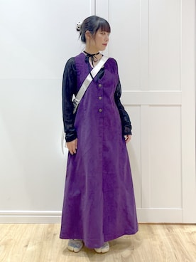 「アイテム（キーホルダー）」を使った、SAKI 🍣さん（レディース・151cm）の秋コーディネート