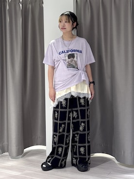 「ROSE BUD（ローズバッド）のアイテム」を使った、SAKI 🍣さん（レディース・151cm）の夏コーディネート