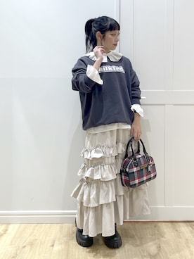 「アイテム（キーホルダー）」を使った、SAKI 🍣さん（レディース・151cm）の秋コーディネート