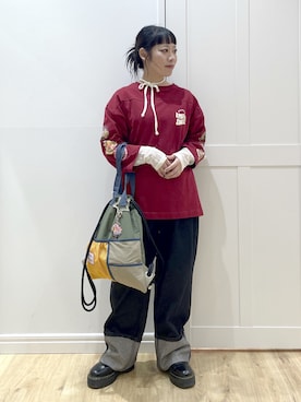 「アイテム（財布/小物）」を使った、SAKI 🍣さん（レディース・151cm）の秋コーディネート