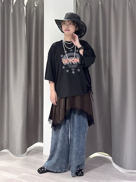 「ROSE BUD（ローズバッド）のアイテム」を使った、SAKI 🍣さん（レディース・151cm）の夏コーディネート