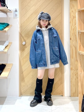 「Dr. Martens（ドクターマーチン）のDr.Martens ドクターマーチン クアッド レトロ 2976 クアッド / QUAD RETRO 2976 QUAD (BLACK POLISHED SMOOTH) 24687001（ブーツ）」を使った、SAKI 🍣さん（レディース・151cm）の秋コーディネート