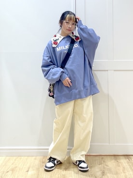 「アイテム（キーホルダー）」を使った、SAKI 🍣さん（レディース・151cm）の秋コーディネート