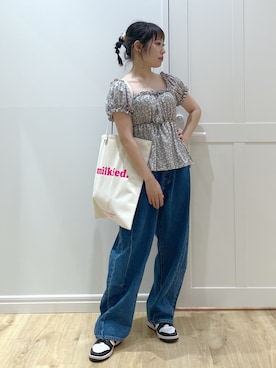 SAKI 🍣さん（レディース・151cm）の春コーディネート