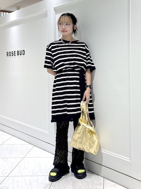 「BAGGU（バグー）のアイテム」を使った、SAKI 🍣さん（レディース・151cm）の夏コーディネート