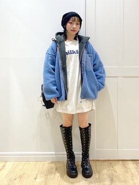 「アイテム（キーホルダー）」を使った、SAKI 🍣さん（レディース・151cm）の秋コーディネート