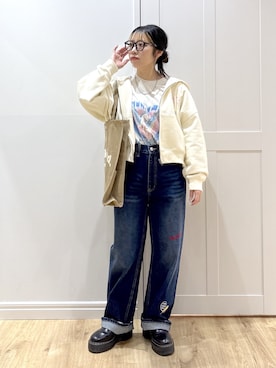 SAKI 🍣さん（レディース・151cm）の春コーディネート