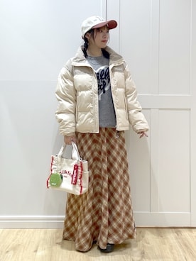 「アイテム（財布/小物）」を使った、SAKI 🍣さん（レディース・151cm）の冬コーディネート