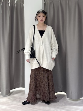 「OLEND（オレンド）のアイテム（バッグ）」を使った、SAKI 🍣さん（レディース・151cm）の秋コーディネート