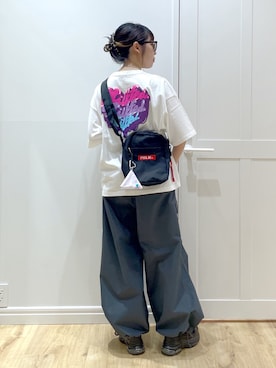 「アイテム（コインケース）」を使った、SAKI 🍣さん（レディース・151cm）の夏コーディネート