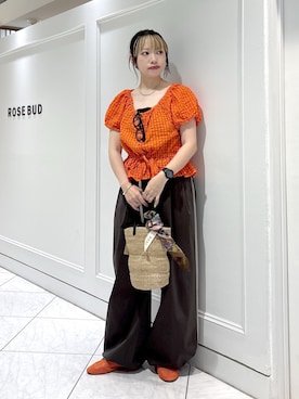 「MILKFED.（ミルクフェド）のアイテム」を使った、SAKI 🍣さん（レディース・151cm）の夏コーディネート