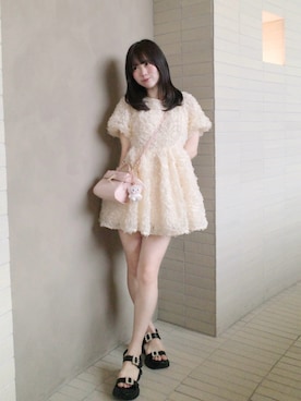 「CELFORD（セルフォード）のアイテム」を使った、佐藤Kaha(かはち.)さん（レディース・157cm）の秋コーディネート