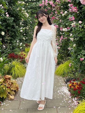 佐藤Kaha(かはち.)さん(レディース・158cm)の夏コーディネート