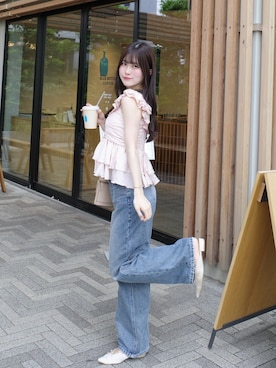 かはち.さん（骨格ウェーブ・レディース・157cm）の夏コーディネート