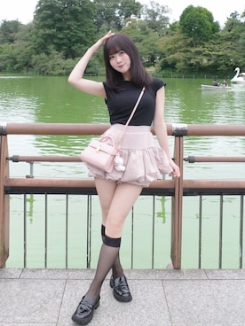 佐藤Kaha(かはち.)さん(レディース・157cm)の秋コーディネート