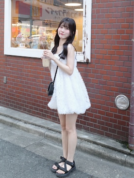 「アイテム（ドレス）」を使った、かはち.さん（レディース・157cm）の秋コーディネート