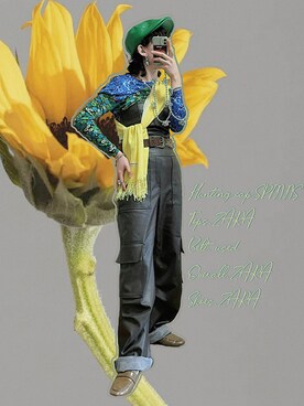 「Casselini（キャセリーニ）のアイテム（PC・スマホグッズ/家電）」を使った、ajyunさん（レディース・163cm）の春コーディネート