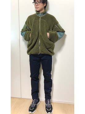 「SPALWART（スパルウォート）のアイテム」を使った、千本ノックさんさん（メンズ・165cm）の秋コーディネート
