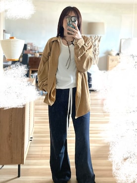 「Ameri（アメリ）のアイテム」を使った、nnnm17mさん（レディース・163cm）の春コーディネート